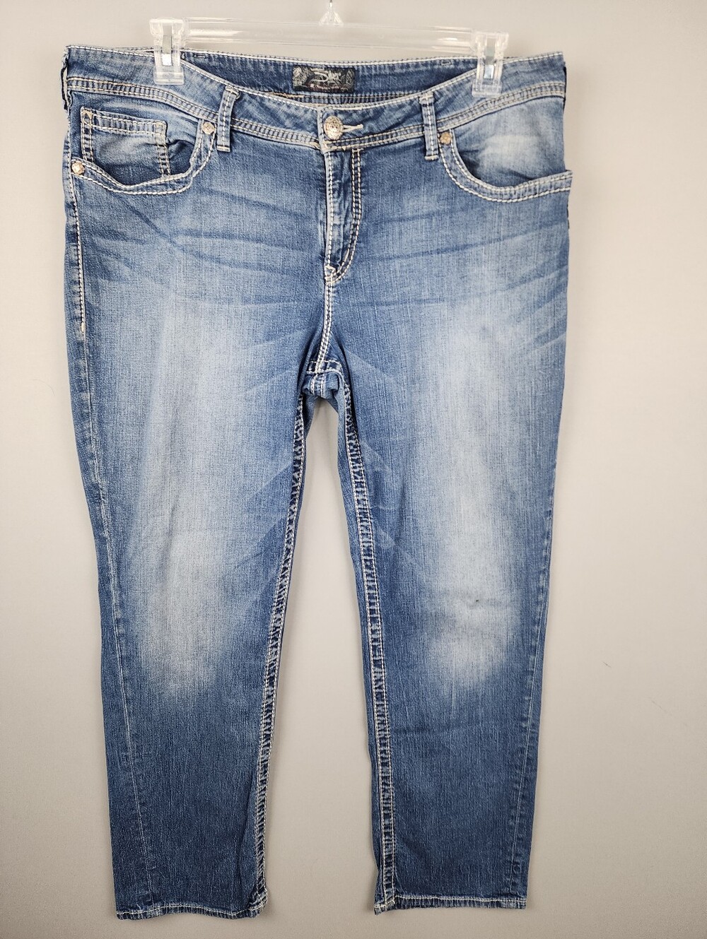 Silver Sam Boyfriend Jeans Sz 18 L28 18/28